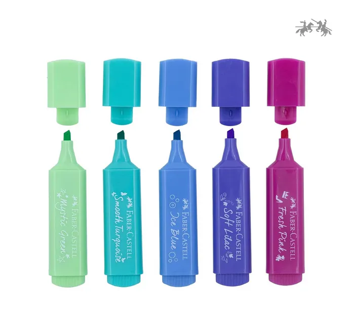 Faber%20Castell%20Textliner%20Pastel%20Highlighter%20set%20of%205%20-%20Image%204