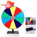 Exciting Noise Prize Wel 12 Inch Prize Wel with Stand for Carnivals Trade Shows Spinning Rou te Wel with Marker Eraser Big Turnle for Fun Events Prize Wel with Red inter. 