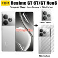 3 IN 1 Realme GT Neo 6 Hydrogel Soft Film for Realme GT 6T GT Neo6 SE Camera Lens Glass Screen Protector and Back Film.