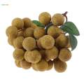 3x Artificial Fruits Longan Photography Props Home Kitchen Cabinet Decor. 