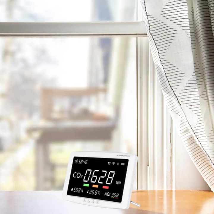 11.8%20Inch%20LCD%20Screen%204-In-1%20Air%20Quality%20Detector%20Air%20Quality%20Monitor%20for%20Home%20School%20Office%20US%20Plug%20-%20Image%206