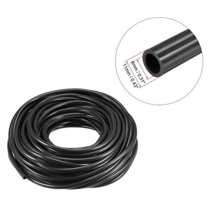 50-Feet Long 8/11 mm Size Pipe for Drip Irrigation, Home Car Wash and Garden Watering