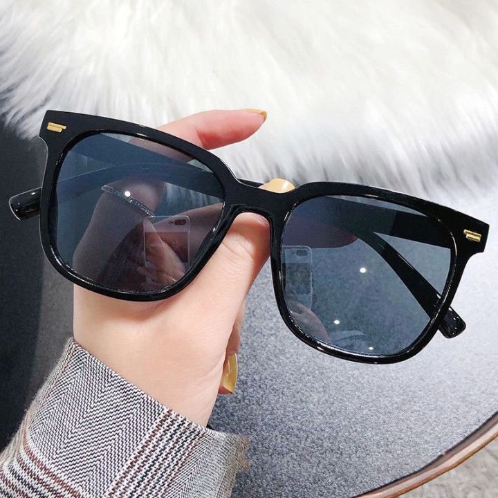 Retro Square Frame Sunglasses Summer Simple Outdoor UV Protection Shades Goggles Eyewear Accessories