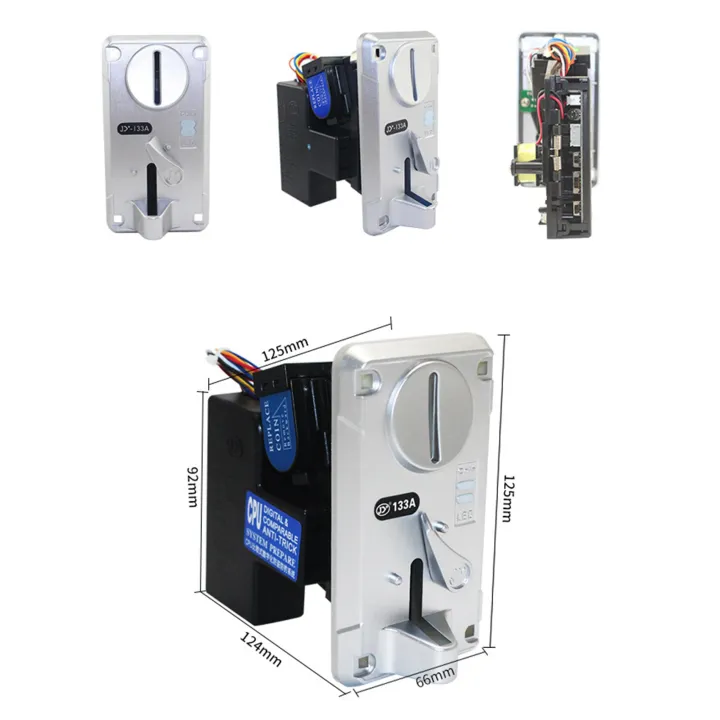 NXFDSIOZ%203X%20Coin%20Acceptor%20Coin%20Pusher%20JY133A%20CPU%20Arcade%20Coin%20Selector%20for%20Vending%20Machine%20Arcade%20Game%20Ticket%20Exchange%20-%20Image%207