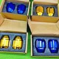 2ps Universal GOYO Full Alloy Aluminium motorcycle slider cap or gutli for bike. 