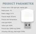 The New Trendy USB Portable LED Lamp Mini Night Light Small Round Lamp Computer Mobile Power Light - 1 Piece. 