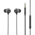 Rock Obsidian Stereo Rau0695 In Ear Earphone 3.5mm Immersive Headset Earbuds with Mic Wired Earphone - Headphone - Headphone.