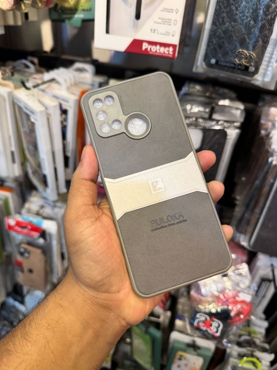 For%20Realme%207i/%20C17%20Edge-Reinforced%20Shockproof%20Cushion%20Back%20Clear%20Hybrid%20Transparent%20Hard%20Cover%20Casing%20-%20Image%202