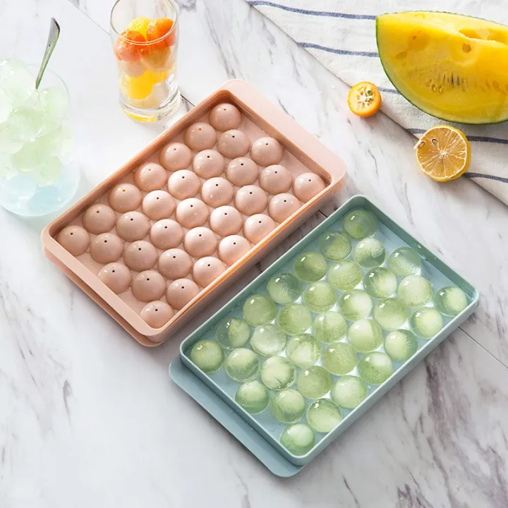 1PC%20Creative%20Round%20Ice%20Cube%20Tray%20With%20Lid%2018/33%20Grid%20Ice%20Molds%20Home%20Kitchen%20Cooler%20Tools%20-%20Image%203