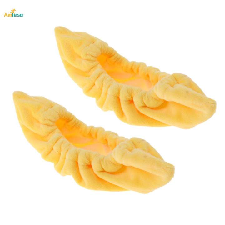 4x%20Ice%20Hockey%20Figure%20Skate%20Terry%20Cloth%20Blade%20Covers%20Soakers%20Guards%20-%20Image%205