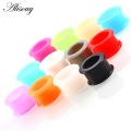 Alisouy 3-25mm Silicone Ear Plugs And Tunnels Piercing Expander Piercing Tunnel Ear Tunnels Stretchers Plug oreille Ear Gauges. 