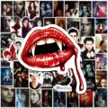 10/30/50PCS TV Show The Vampire Diaries Stickers Blood Decals Decoration Suitcase Scrapbooking Phone Laptop Stationery Sticker. 