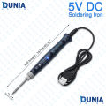 5V DC USB Soldering Iron 8W Mini Portable Electric Powered Soldering Iron Pen. 