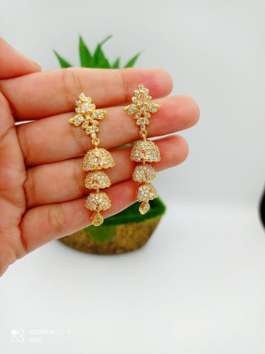 Golden%20Earring%20For%20women%20And%20Girls%20Make%20By%20Gold%20Plate%20With%20Diamond%20Cut%20Stone,Gold%20Plate%20Exclusive%20Earings%20For%20Women,Trendy%20design%20&%20Unique%20Model%202021.Jumka,Ear%20Ring,Nose%20pin,J0023%20-%20Ear%20Ring%20-%20Ear%20Ring%20-%20Image%203
