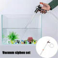 Durable Aquarium Syphon Versatile Multi-size Adjustable Gravel Cleaner Lightweight User-friendly Fish Tank Siphon for Freshwater Saltwater Home Aquarium Aquarist Tool Fish Care. 