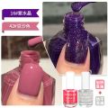 45 Color Quick Dry Waterproof Glitter Pink Nail Polish. 