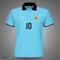 Argentina 10 short Sleeve Polo Football Jersey For Men - Argentina PK Polo Jersey - Argentina Jersey. 