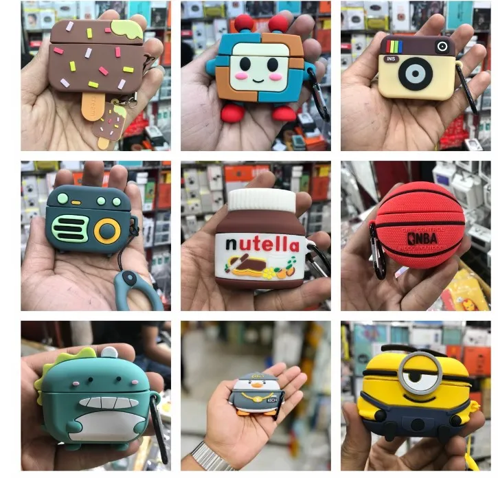 cartoon character Cover For Apple Airpods Pro/ pro 2nd Gen Premium