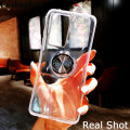 Protect Cover For Redmi Note 10 5G Soft Case Clear Transparent Shockproof Car Magnetic Holder Ring Phone Cases Mi Redmi Note 10 5G Back Cover.