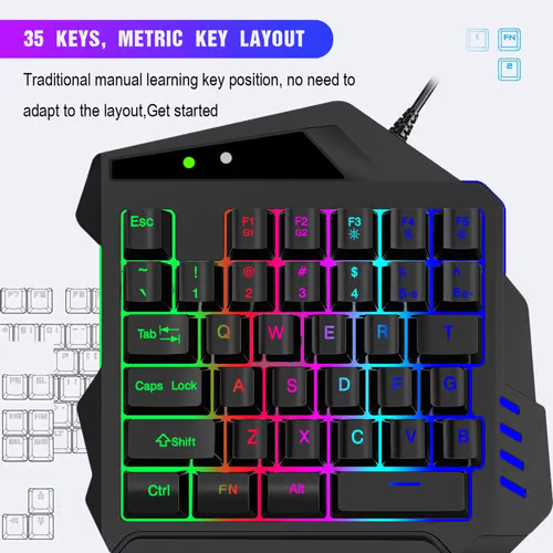 One%20Handed%20Gaming%20Keyboard%20Rgb%20Backlit%20-%20Enhance%20Your%20Gaming%20Experience%20With%20Ergonomic%20One-Handed%20Keyboard%20-%20Perfect%20For%20Gamers%20-%20Image%202