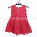 2,3,4,5, year baby girl soft moslin fabric lahenga style frock with embroidery summer time sleeveless stylish comfortable party dress. 