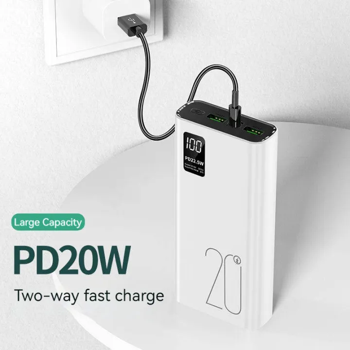 UPMAX%2010000mAh%20Power%20Bank%20with%20LED%20Display,%20PD20W+QC3.0%20Fast%20Charging,%20Dual/3%20USB%20Ports%20-%20Black%20-%20Image%205