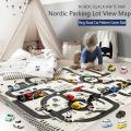 Road Mat Children Traffic Car Map Boy Girls Educational Toy Road Plastic Carpet Baby Play Mat for Baby Mats City Kids Toys Games. 
