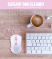 1600Dpi Pink Computer Mouse Wireless Mouse Cordless Girl Cute Mouse Optical Mouse Fashion Mice For Laptop.