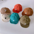 2 to 7 Year Old Baby Embroidered Smiley Baseball Cap Boys And Girls Soft Brim Sunhat 2022 Spring New Kids Hat. 
