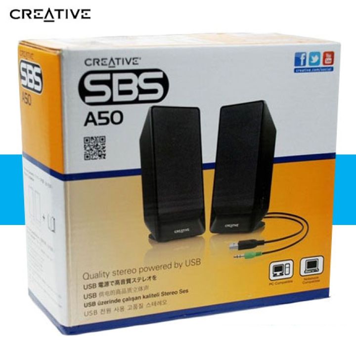 CreativeSuper%20Loud%20Multimedia%202.0%20Usb%20Speaker%20SBS%20A50%20-%20Image%206