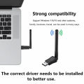 150Mbps Mini USB WiFi Adapter 2.4GHz with Antenna USB Wireless Network Card 802.11n/g/b Ethernet USB dongle LAN PC WiFi Receiver. 