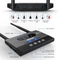 80M NFC Aptx LL HD Bluetooth 5.0 Audio Transmitter Receiver SPDIF 3.5mm AUX RCA Wireless Adapter for Car TV PC Pair 2 Headphones.