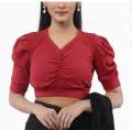 short body short sleeve ghoti hata crop top blouse for fashionable girls. 