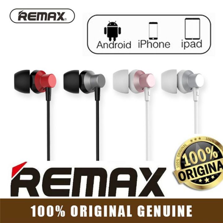 REMAX RM-512 3.5MM WIRED MUSIC EARPHONE HEAVY Bass In-ear Headphone ...