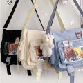 Waterproof Nylon Crossbody Bags For Women Shoulder Bags Youth Fashion Ladies Handbag Messenger Bag Teenagers Girls School Bags.