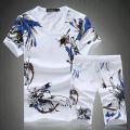 White Cotton Combo T-Shirt &Pant For Man-T-shirt and 2 quarter pant set for men. 