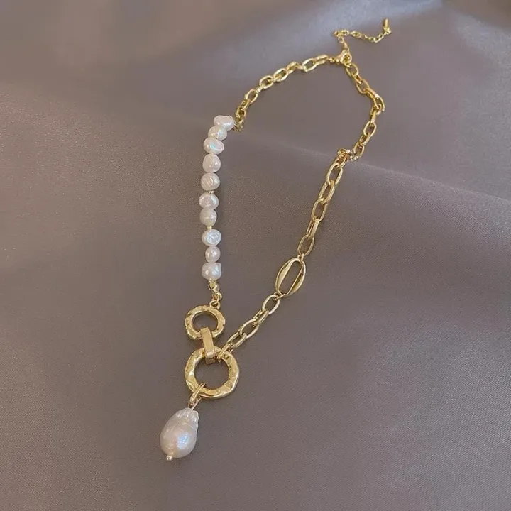 100%25%20Natural%20Baroque%20Freshwater%20Pearl%20Fashion%2014K%20Gold%20Filled%20Female%20Necklace%20Bridal%20Wedding%20Ceremony%20Propose%20Jewellery%20-%20Image%203