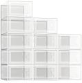 Transparent shoebox storage box drawer-type plastic shoe rack transparent shoe cabinet net red shoe storage artifact shoe wall wholesale. 