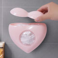 Heart Shape Wrap Storage Box Cling Film Organization Wall-mounted Dustproof BoxFood Cover Plastic Wrap Rack Home Kitchen Storage. 