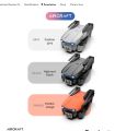 FLH E99 Pro Dual Camera Dual Battery Folding Camera Drone, Wifi Cam app Operator.