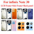 Infinix Note 30 4G X6833B, X6716B Full Body Housing With Camera Glass (LCD Frame, Side/Middle Frame, Back Panel/Backshell).