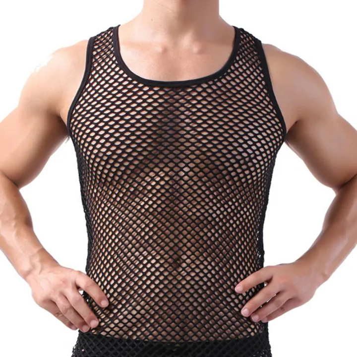 2022Men%20Vest%20Undershirt%20Gay%20Clothing%20Mesh%20Shirt%20See%20Through%20Sheer%20Sleeveless%20Men's%20Tank%20Top%20Transparent%20Shirt%20incerun%20%D0%BC%D0%B0%D0%B9%D0%BA%D0%B0%20-%20Image%202