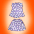 Girls Skirt Top Set for 1-3 Years Old Kid. 