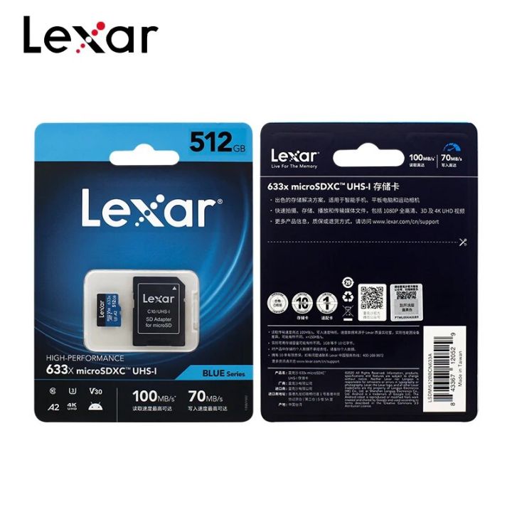 %E3%80%90Ready%20Stock+FREE%20Shipping+COD%E3%80%91Original%20Lexar%20633x%20Micro%20SD%20Card%20512GB%20256GB%20128GB%2064GB%2032GB%20Memory%20Card%20Up%20to%20100MB/s%20Read%20A2/A1%20microSDHC/microSDXC%20TF%20Card%20-%20Image%207