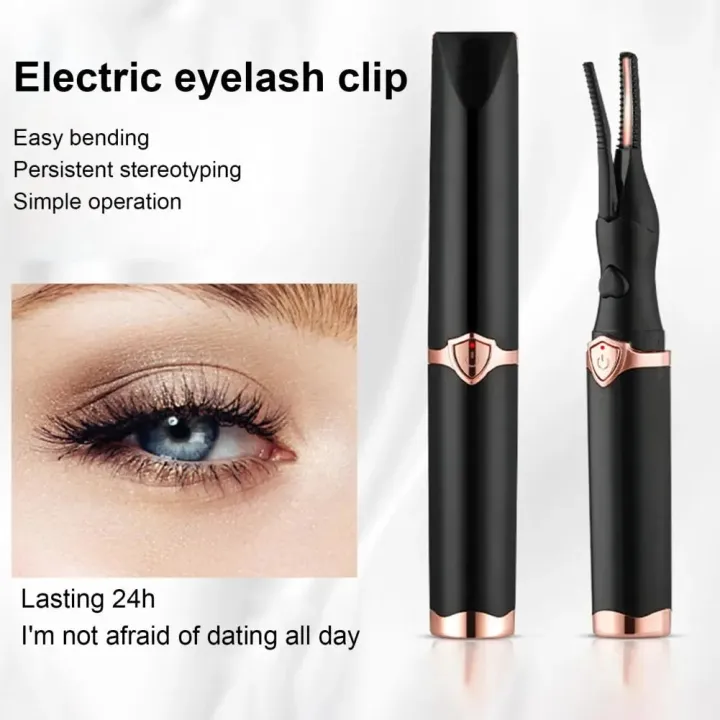 1 Set Heated Eyelash Curler Practical Anti-scald Eye Lash Curler Safety Heated Eyelash Curling Tool for Women