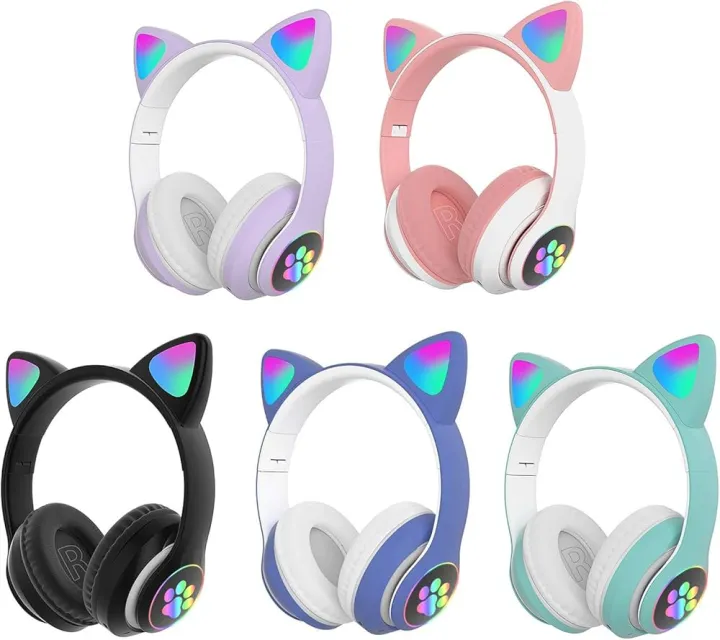 Cat%20STN-28%20Wireless%20Headphones%20For%20Girls%20LED%20Glowing%20Light%20Sports%20and%20Gaming%20Headphones,%20Support%20Mic%20AUX%20IN%20TF%20Card%20Cat%20Ear%20Bluetooth%20Earphone%20STN%2028%20-%20Image%209