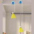 Indoor Badminton Trainer with Racket Practice for Activity. 