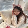 Korea Simple Hairbands Soft Cute Cat Ears Face Wash Makeup Mask Facial Hair Tie Headband for Women Girl Fashion Hair Accessories. 