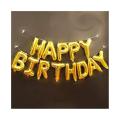 Happy Birthday Foil Banner Decoration Item.