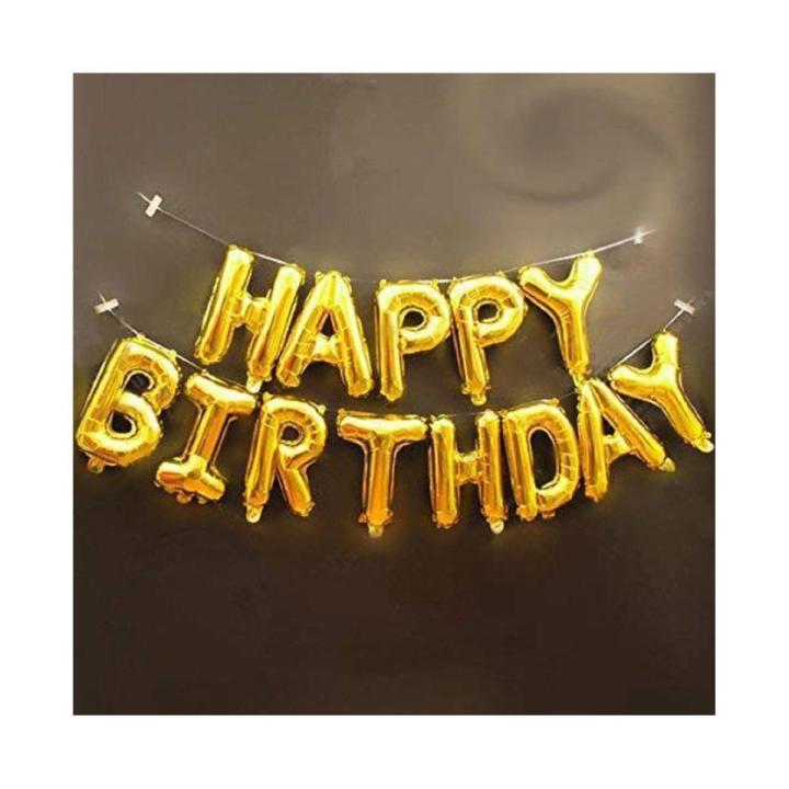 Happy Birthday Foil Banner Decoration Item